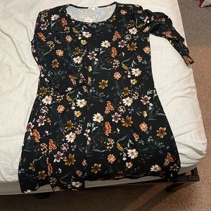 Floral Long sleeve Dress